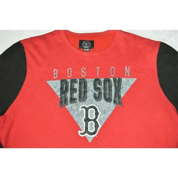 Boston Red Sox '47 Brand Retro 1990's Design MLB Crewneck Mens Sweatshirt XXL - Picture 1 of 4